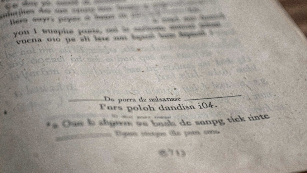 Immagine illustrativa: colophon tipografico stampato in fondo a una pagina, filetto orizzontale e caratteri in corpo minuto non leggibili